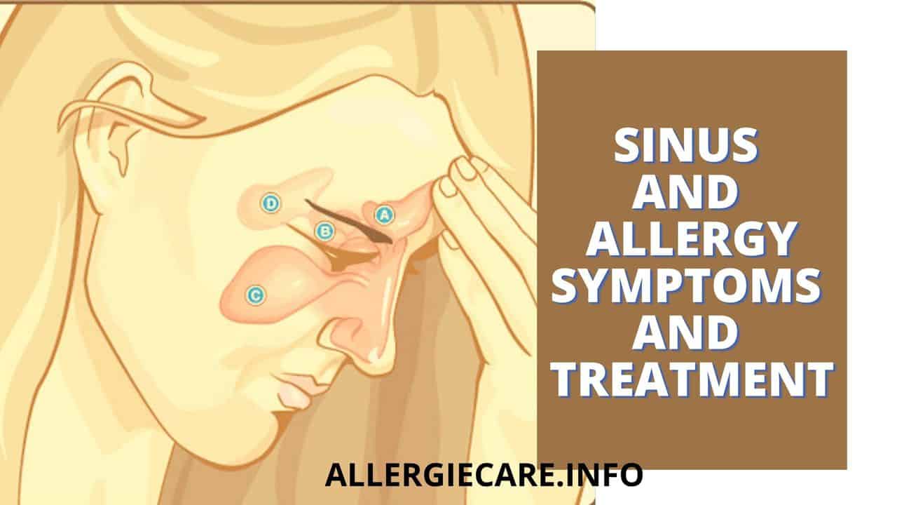 Sinus and allergy symptoms and its Best Treatment