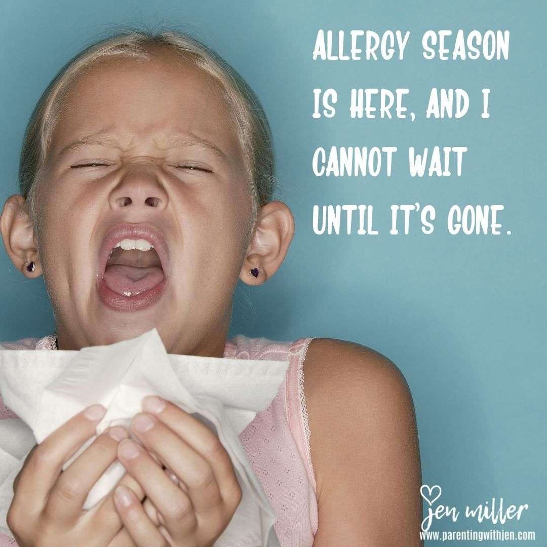 This spring my allergies are at their worst. I do not ...