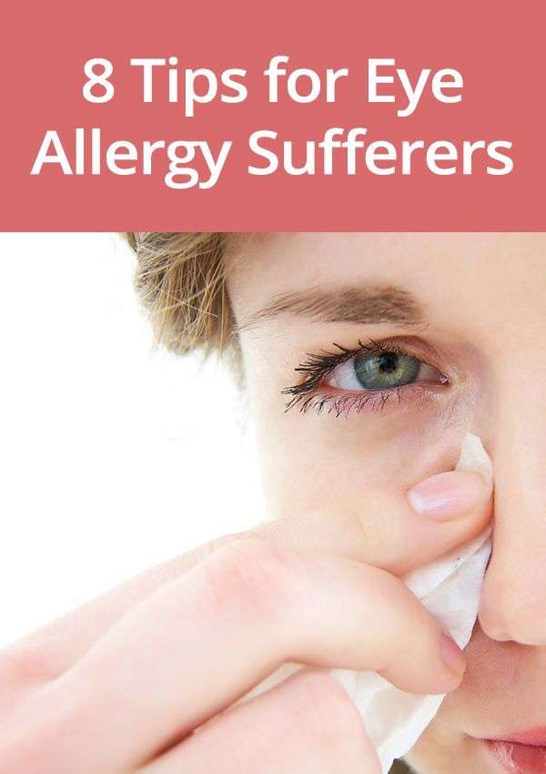 Tips for dealing with eye allergies.