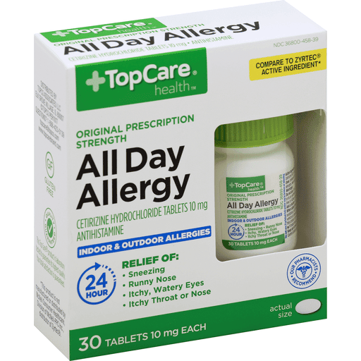 Top CareÂ® 24 Hour Tablets All Day Allergy 30 Ct Blister