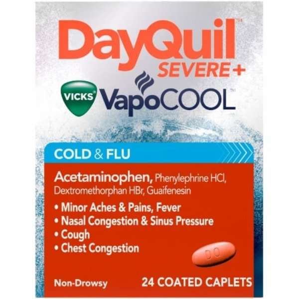 V DayQuil VapoCOOL Daytime Cough, Cold and flu relief From ...