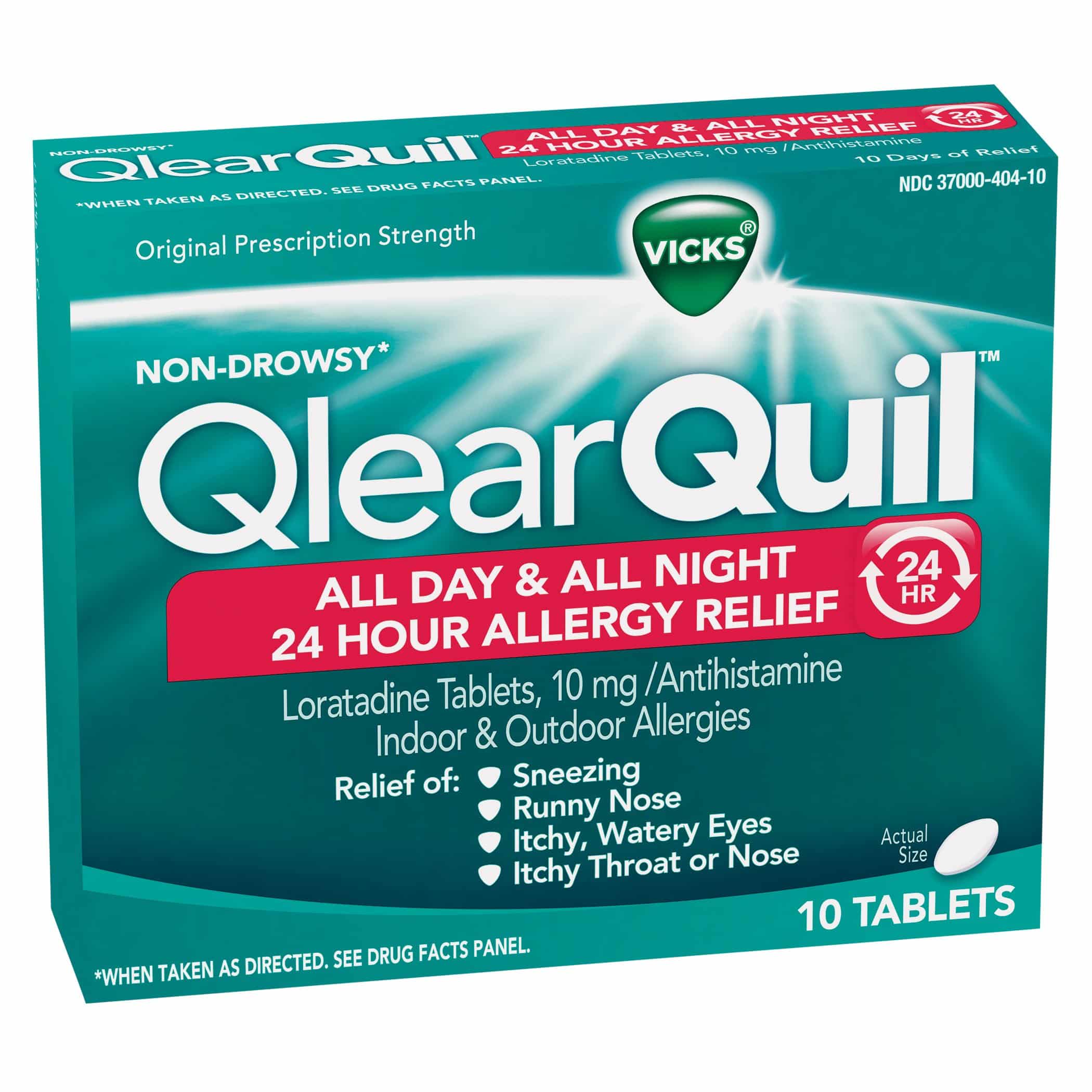 Vicks ClearQuil All Day All Night 24 Hour Allergy Relief