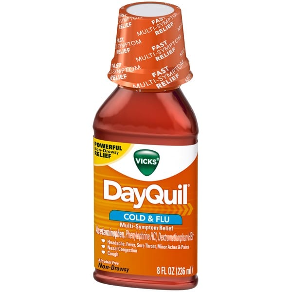 Vicks DayQuil Cold &  Flu Relief Liquid 8 fl oz Respiratory Care from ...