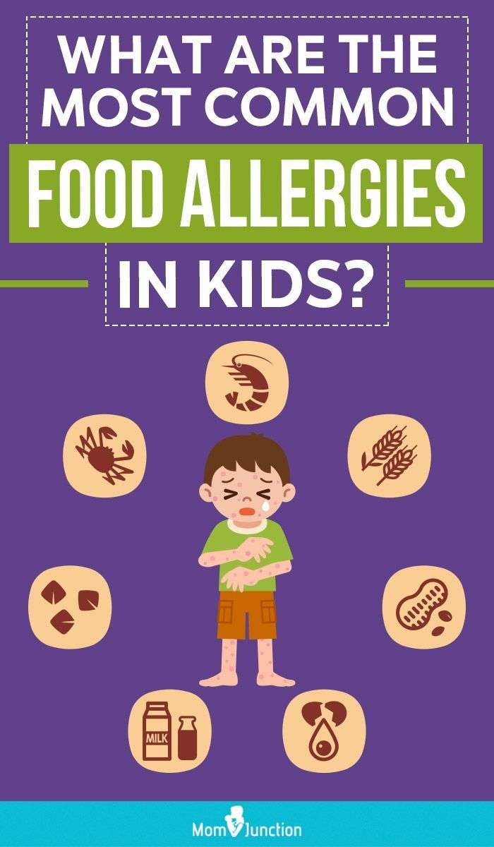 What are the most common food allergies in kids?