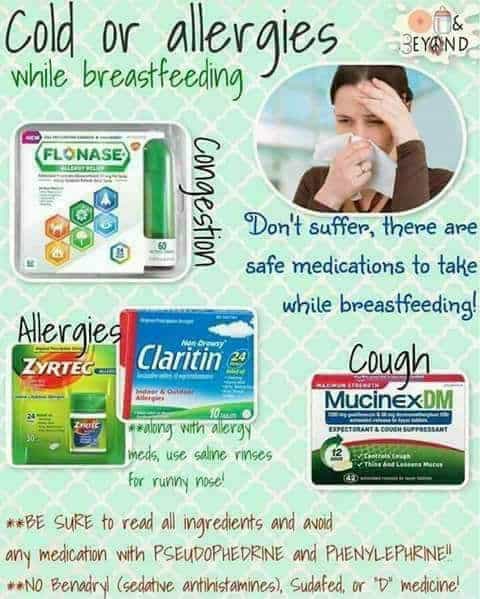 Which Allergy Medicine Is Safe While Breastfeeding
