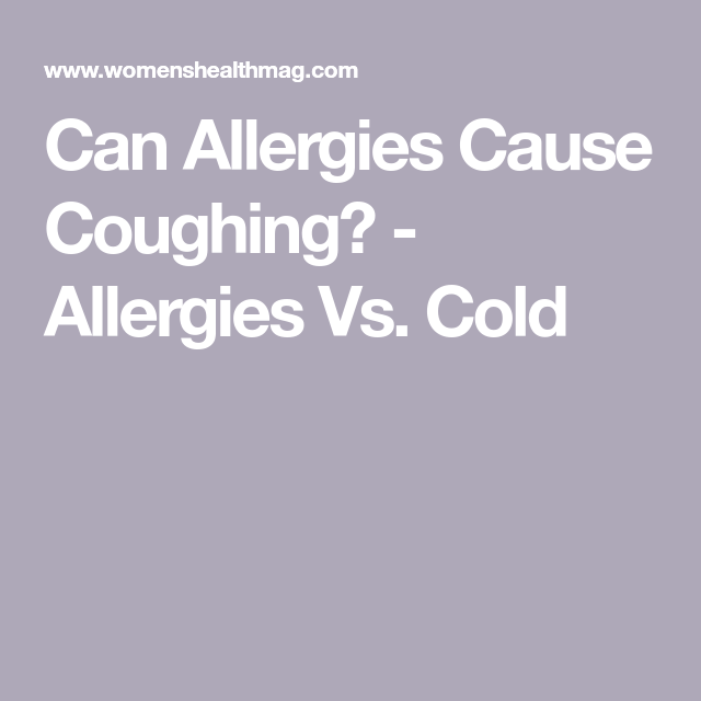 Your Dry Cough Might Not Necessarily Be Caused By A Cold ...